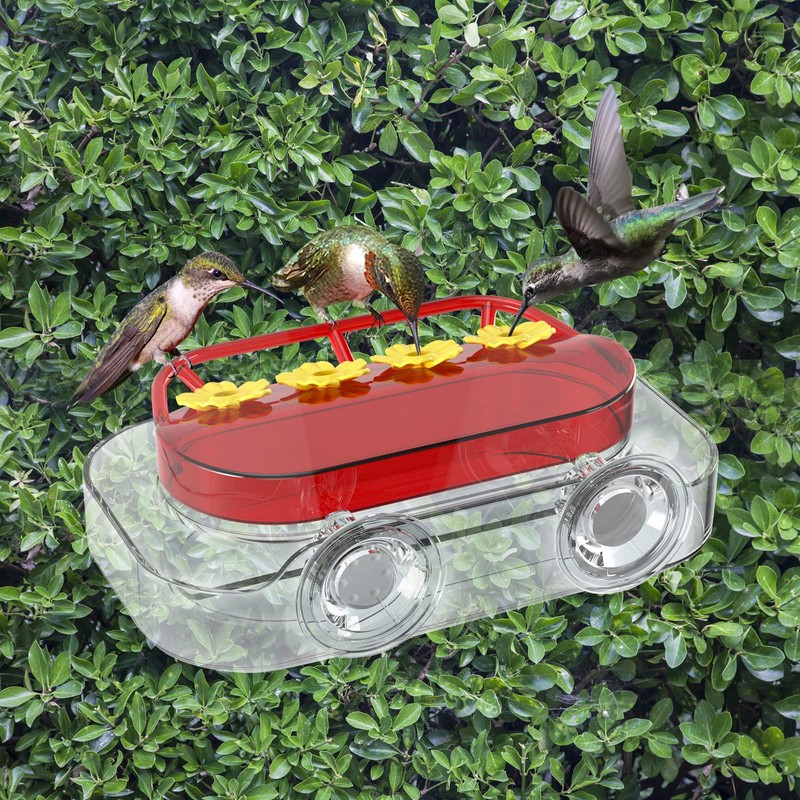Redboat 2 Pack Window Hummingbird Feeder