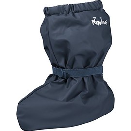 Playshoes unisex baby booties with fleece lining light crawling shoes, blue (navy 11), medium