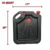 Hopkins Oil Change Drain Container 16 Quart Large Pan leak-proof