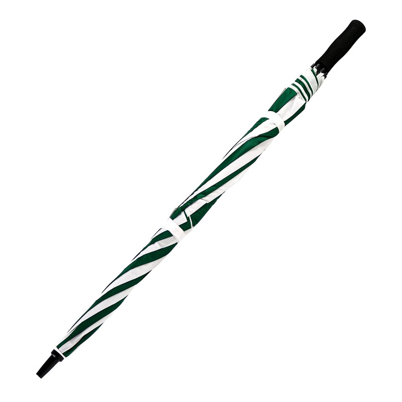 JP Lann 62" Single Canopy Golf Umbrella (Green & White)