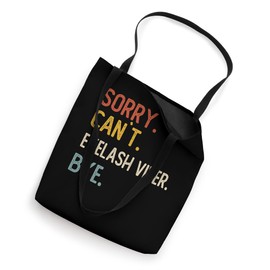 Sorry Can't Eyelash Viper Bye Shirts Eyelash Viper Lovers Tote Bag