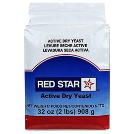 King Arthur Flour Red Star Active Dry Yeast 32 OZ (2 lbs) - PACK OF 2