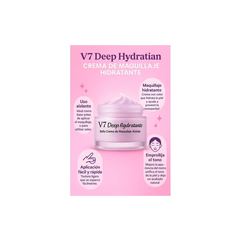 Crema Maquillaje Hidratacion Iluminación Base Bb Cream 50ml