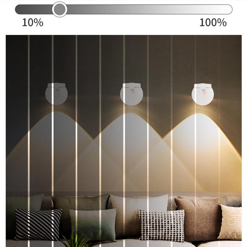 LED Spotlight Rechargeable Picture Lights RGB Closet Spotlights 13 Color