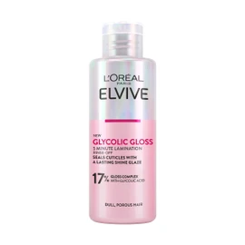 L'Oreal Paris Elvive Glycolic Gloss Lamination Rinse-Off Treatment, With Gloss Complex and Glycolic Acid, Fills and Seals Hair Fibres, For Long-lasting Smooth & Shiny Hair, Ideal for Dull Hair, 200ml