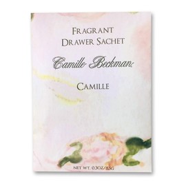 Camille Beckman Premium Fragrant Drawer Sachet, Camille, 0.3 Ounce