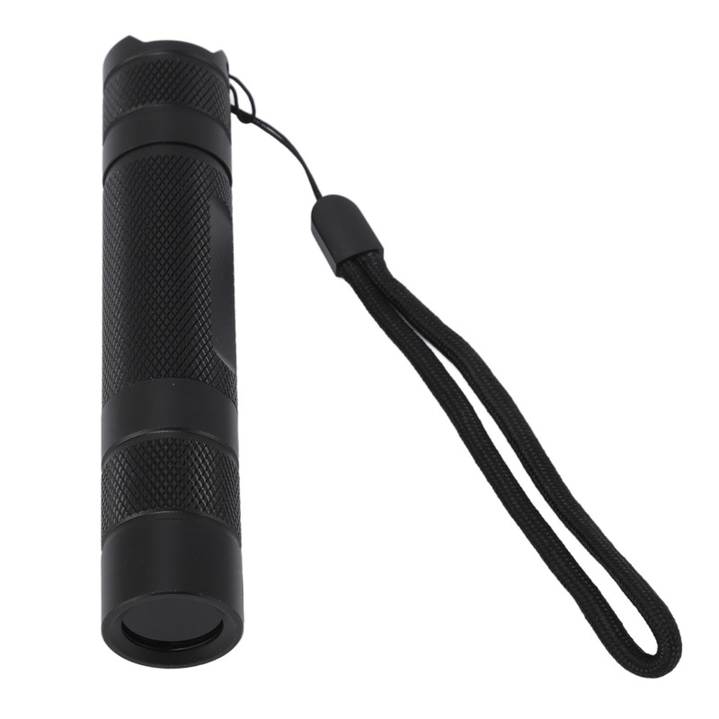 UV Flashlight LED 365nm Aluminium Alloy Battery Powered Widely Used