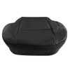 NLQR Front Driver Bottom Replacement Seat Cover Black Microfiber Leather