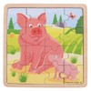 Bigjigs Toys Wooden Chunky Pig & Piglet Jigsaw Puzzle