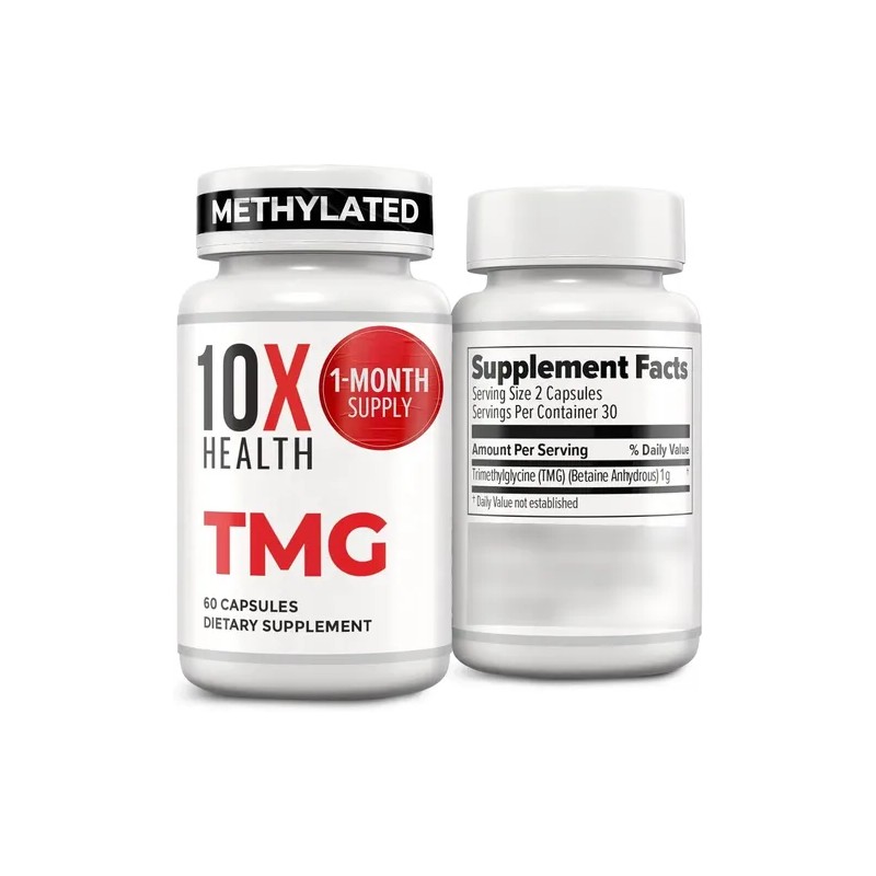 10x Health Tmg Trimetilglicina 1000mg Soporte Energía 60cáps
