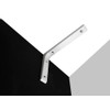 KG Wai Industrial Aluminum Shelf Bracket, 100X150, White