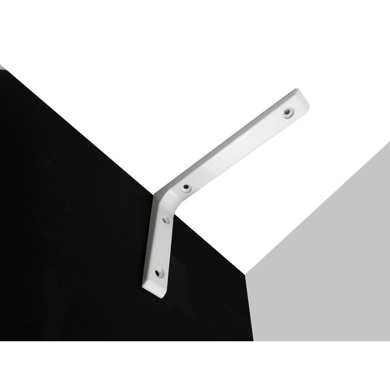 KG Wai Industrial Aluminum Shelf Bracket, 100X150, White