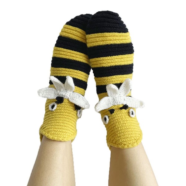 5 Packs Personalised Socks Funny Socks Knit Animal Socks Whimsical