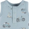 Gerber Baby Boys' Multi-pack Sleeveless Onesies Bodysuit, Blue Bike, 12