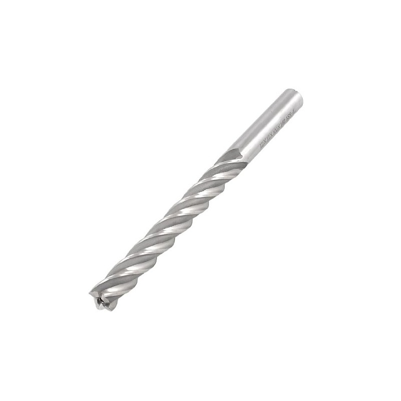 sourcingmap Milling Cutter Straight 4 Flutes End Mill 12mmx12mmx100mmx160mm