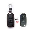 Happyit Leather Car Key Cover Cases keychain for VW Volkswagen