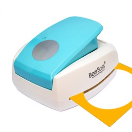 4 Inch Circle Punch, Hole Punch Shapes, Paper Punch Set for Scrapbooking Festival Paper Greeting Card DIY Albums Photos (Classic White)