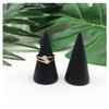 desikaky Ring Stand, Ring Storage Case, Jewelry Stand, Wooden Cone