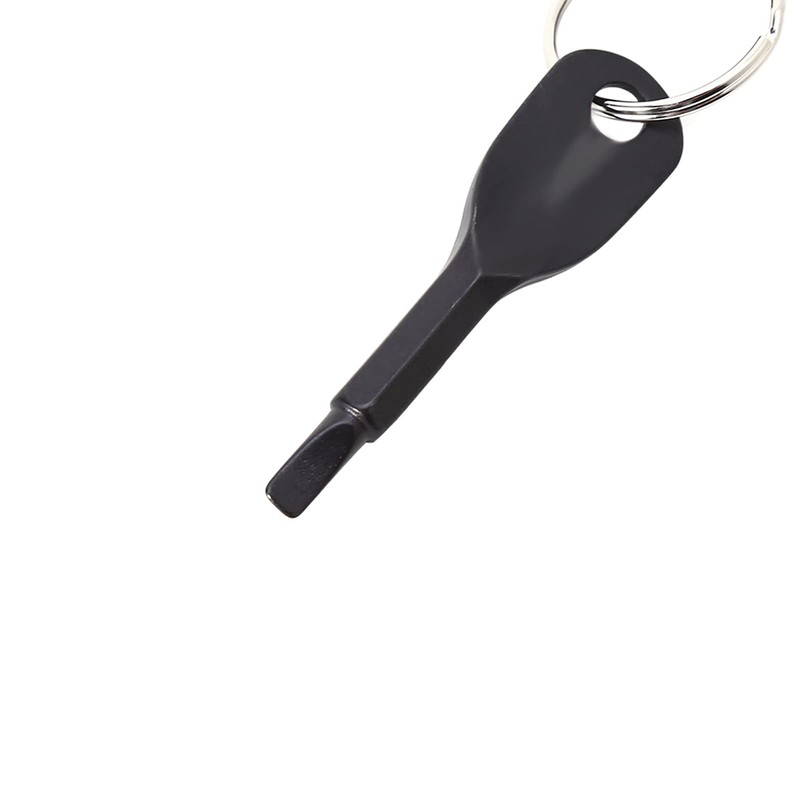 Alomejor Keychain Screwdriver Set, Slotted Screwdriver, Portable, Convenient, EDC Multifunctional,