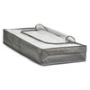 Zeller Under Bed Storage Bag 103x45x15cm of Fleece in Grey,