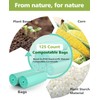 AYOTEE 100% Compostable Trash Bags, Small Compost Bags 1.3 Gallon,