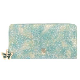 Ana Sui 311636 Wallet, Round Long Wallet, Rose Heart, 【40】Beige