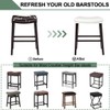 Bifaunvogel Bar Stool Cover Rectangle Set of 2 Waterproof PU