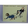'Post Card A6 025 Doof but Willing The Writer. Artist: