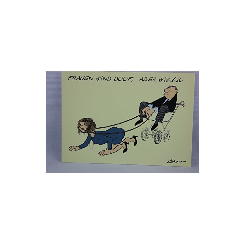 'Post Card A6 025 Doof but Willing The Writer. Artist: