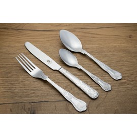 Grunwerg Kings Coffee Spoons COSKGR, 18/0 Stainless Steel, Set of 12