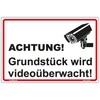 Sign "property is Under Video Surveillance Sign 300 MM x