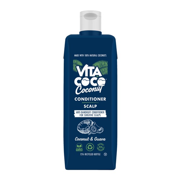 Vita Coco Anti-Dandruff Conditioner with Coconut and Guava (400ml) • Hair Conditioner for Dandruff-prone Hair and Dry, Itchy Scalp • Free from silicones and colourants