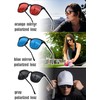 M2Ma Lightweight Anti-Slip Rubber Coated Sunglasses, Men's, Polarized Sunglasses, Fishing,