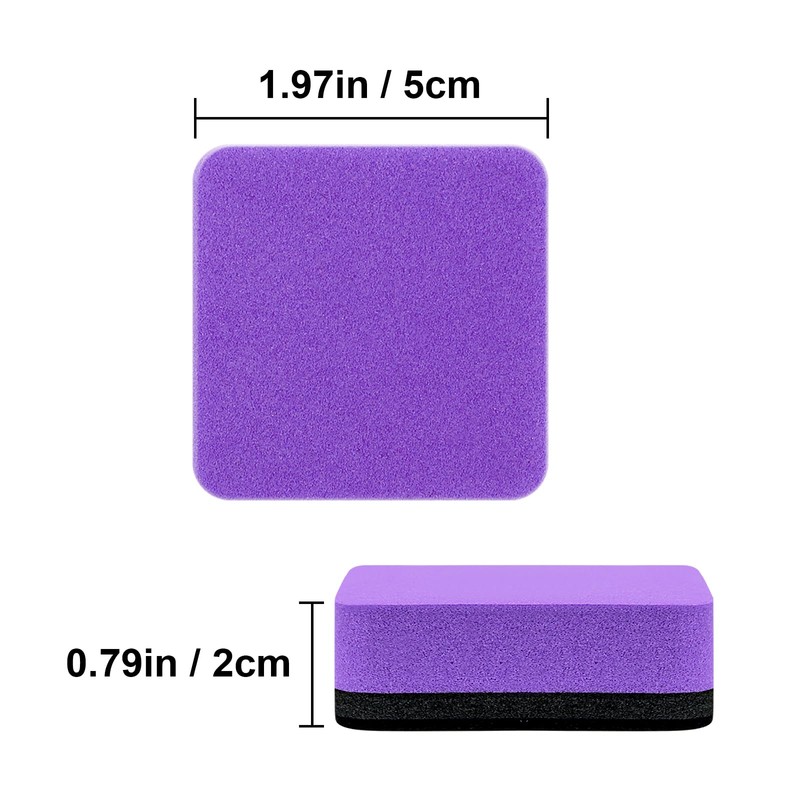 Magnetic Whiteboard Eraser,12 Pcs Mini Dry Erase Erasers,Whiteboard Eraser for