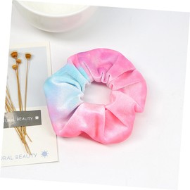 TOVINANNA 6pcs Rainbow Hair Ties Vibrant Elastic Ponytail Holders for Girls Chic Accessories for Everyday Style Mixed Design for Eye-catching Looks