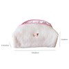 ZUNUONUO Handmade Quilted Cotton Makeup Bag for Women - Cute