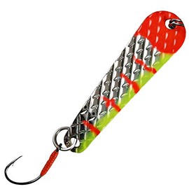 Paladin Unisex - Adult Angle Spoon 3.7g Trout Spoon, Silver-Yellow