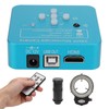 Microscope Camera 60FPS USB 34 Million PX 10‑130X Magnification with