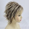 CZLHLZ Women's Fashion Short Synthetic Wigs Pixie Cut Blonde Ombre