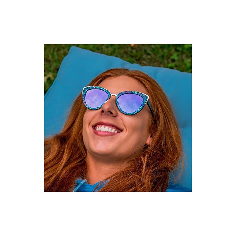 My Shades Slyk Bombshell Sunglasses (Abalone Seashell/Violet)