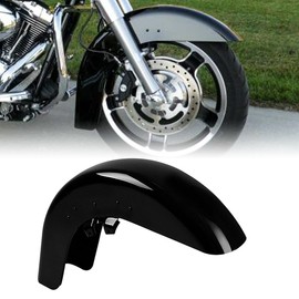 TCMT Painted Black Front Fender Fit For Harley Touring Electra Glide Road Glide Street Glide Road King Tri Glide Tour Glide 1989-2013