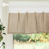FUANGUI Linen Valances for Windows 42" W x 18" L