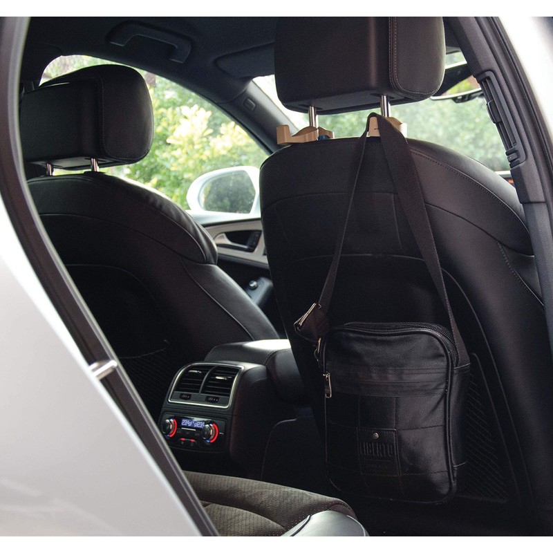 CAR+ Universal Back Seat Headrest Hanger Holder Hook 2-Pieces