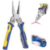 haisstronica 9-in-1 Rechargeable Wire Stripper with NCV Voltage Tester, 10-18