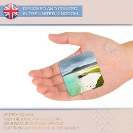 Destination Vinyl ltd Fridge Magnet - Luskentyre Beach Isle of Harris Scotland 16378