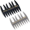 BABLO POMADE Mesh Comb, Gray & Black, 2 Color Set,