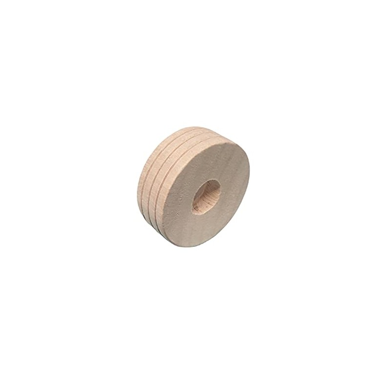100 Wooden Birch Tracked Wheels for Toys/Models etc (30x30x12mm)