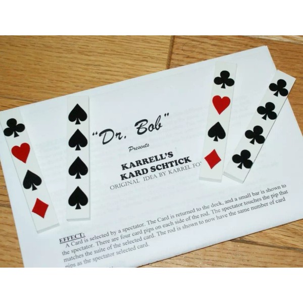 KARD SCHTICKS set of four ALL suits (Karrell Fox/Dr. Bob)