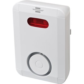 Brennenstuhl Brematicpro Wireless Siren Smart Home Alarm System for Outdoors, Alarm Acoustic and Optical with App Function, White