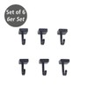 WENKO Jet Magnetic Hooks Set of 6 Practical Hooks in